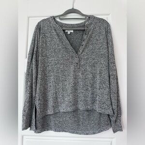 Lucky Brand Grey Long Sleeve Casual Shirt